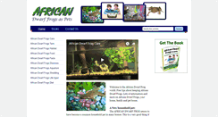 Desktop Screenshot of africandwarffrogsaspets.com